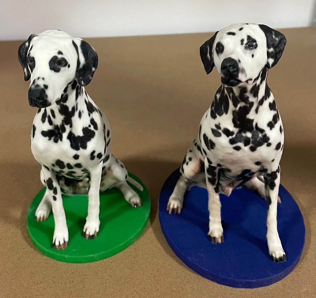 3D Figur Hund scannen